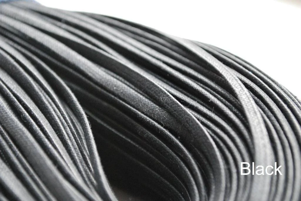 3mm Waxed Flat Shoe Laces 80cm - Image 5