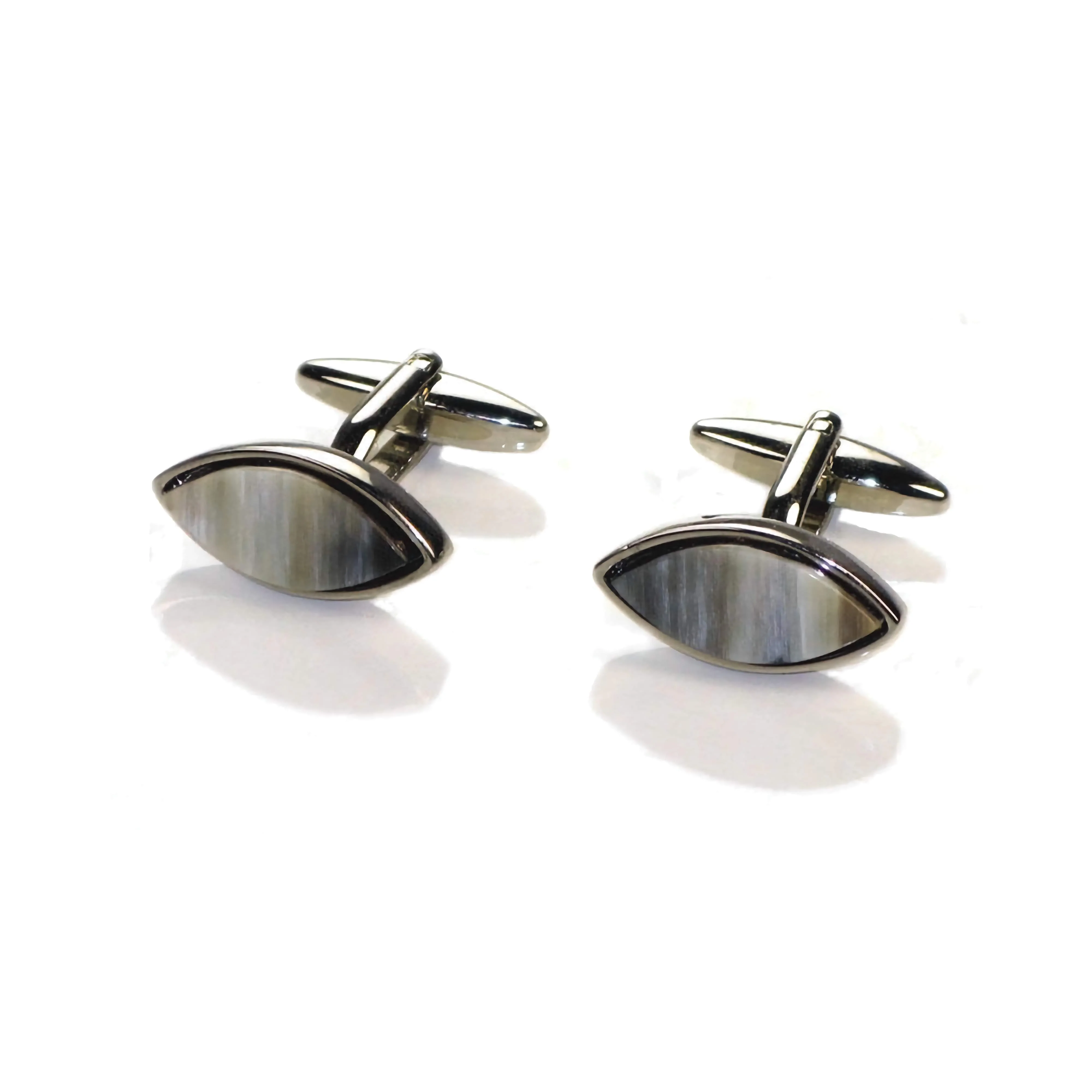 ABBEYHORN Cufflinks - Cow Horn Marquis - Image 2