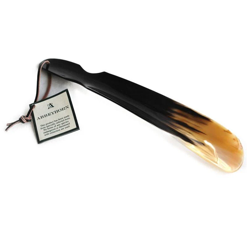 ABBEYHORN Flat Shoehorn with Handle and Thong - Image 3