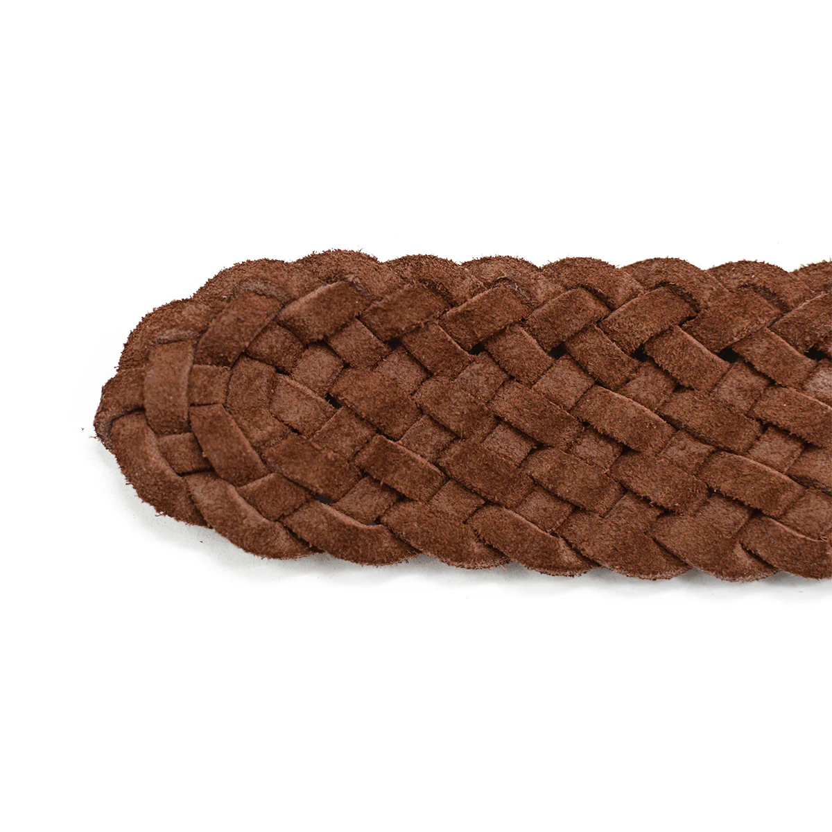 Anderson's (A3411) - 3.5 cm Double Buckle Woven Suede Belt - Image 5