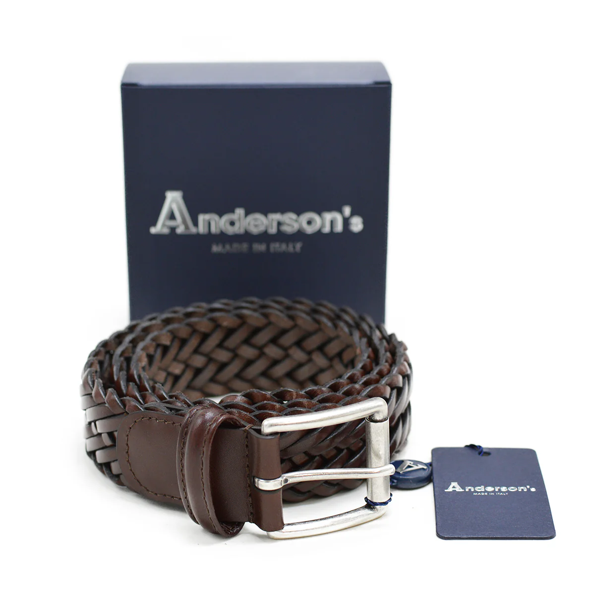 Anderson's (A1097) - 3.5 cm Classic Woven Belt - Image 16