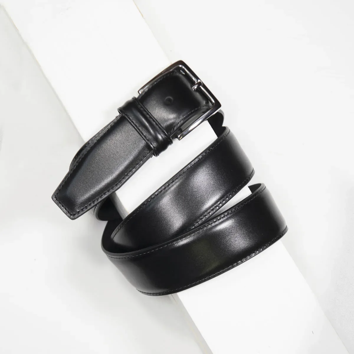 Anderson's (A0890) - 3.5 cm Classic Stitched Belt - Image 5