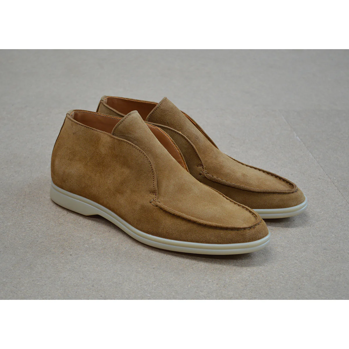 Berwick 1707 Flex Walk Ankle Boot(5389) -Kudu Reverse Suede In Peanut - Image 8