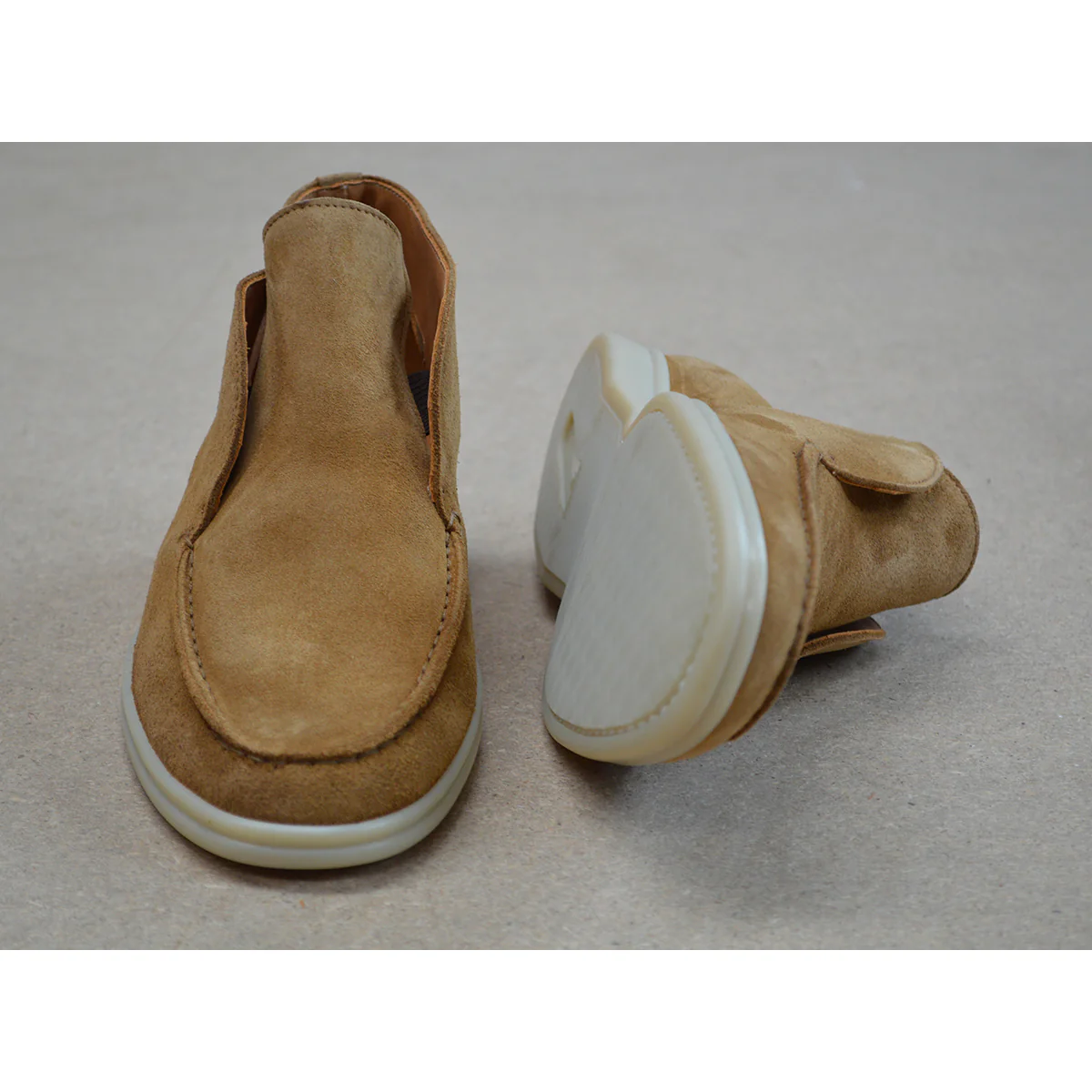 Berwick 1707 Flex Walk Ankle Boot(5389) -Kudu Reverse Suede In Peanut - Image 9
