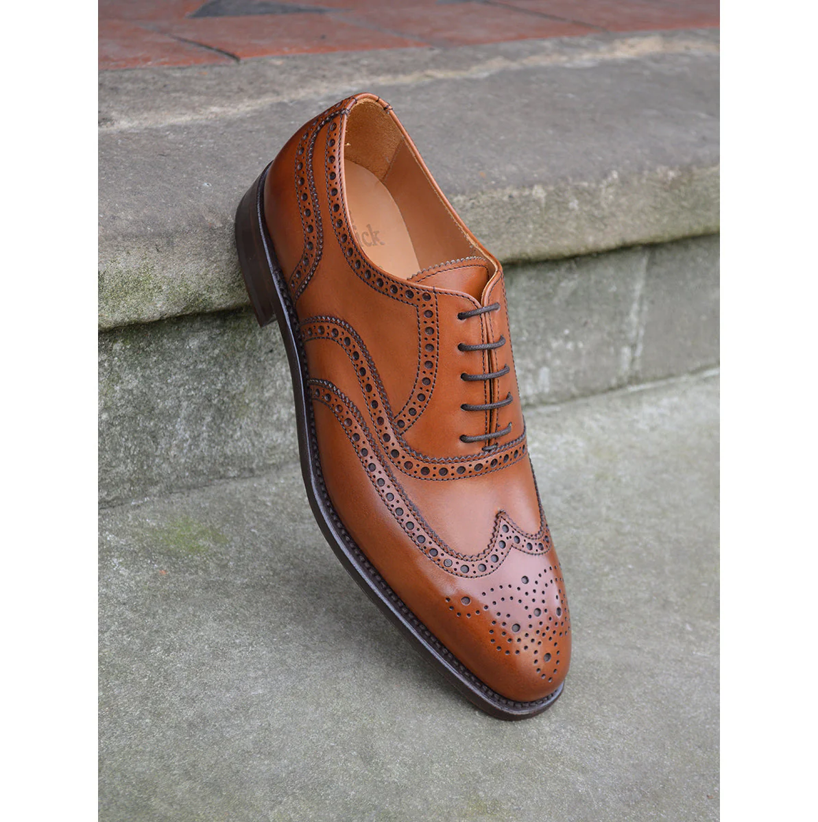 Berwick 1707 Oxford Brogue (5215) Tan - Image 10