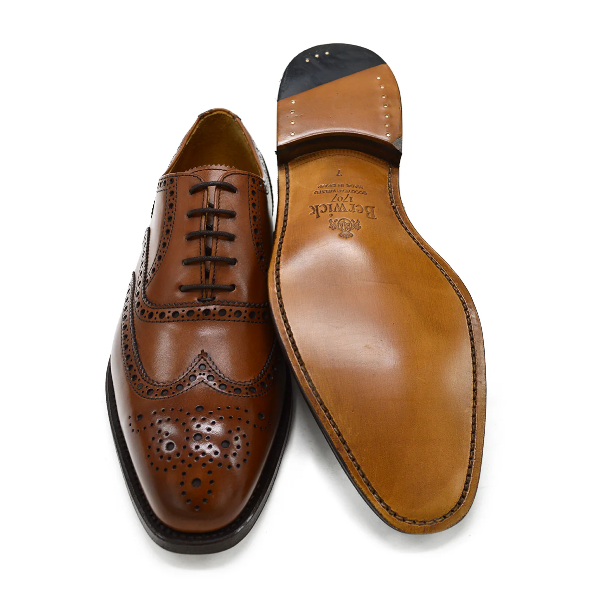 Berwick 1707 Oxford Brogue (5215) Tan - Image 2