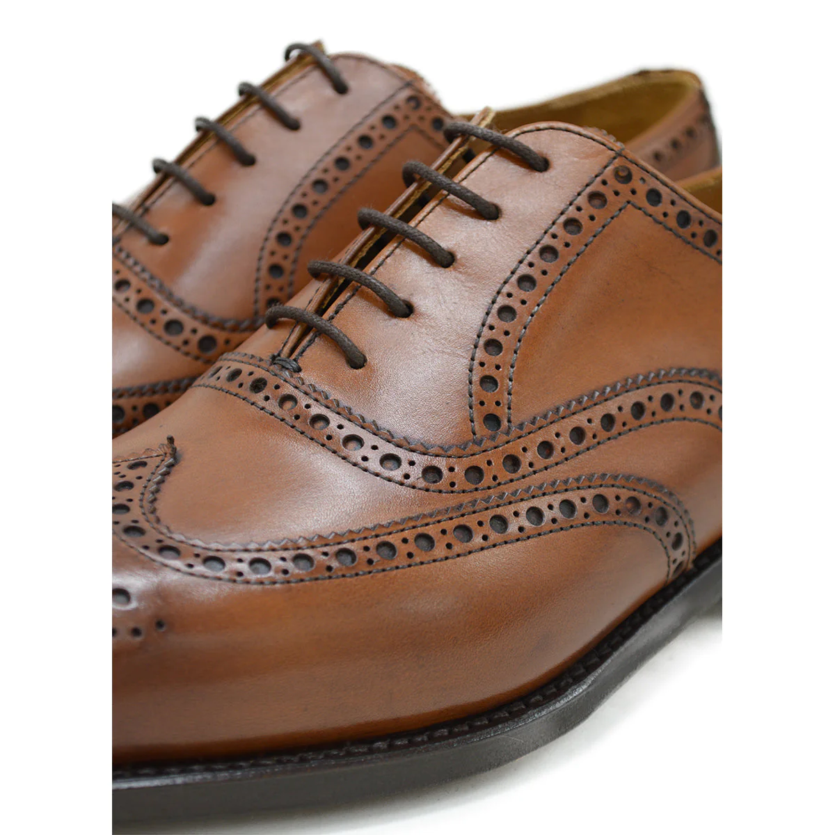 Berwick 1707 Oxford Brogue (5215) Tan - Image 3