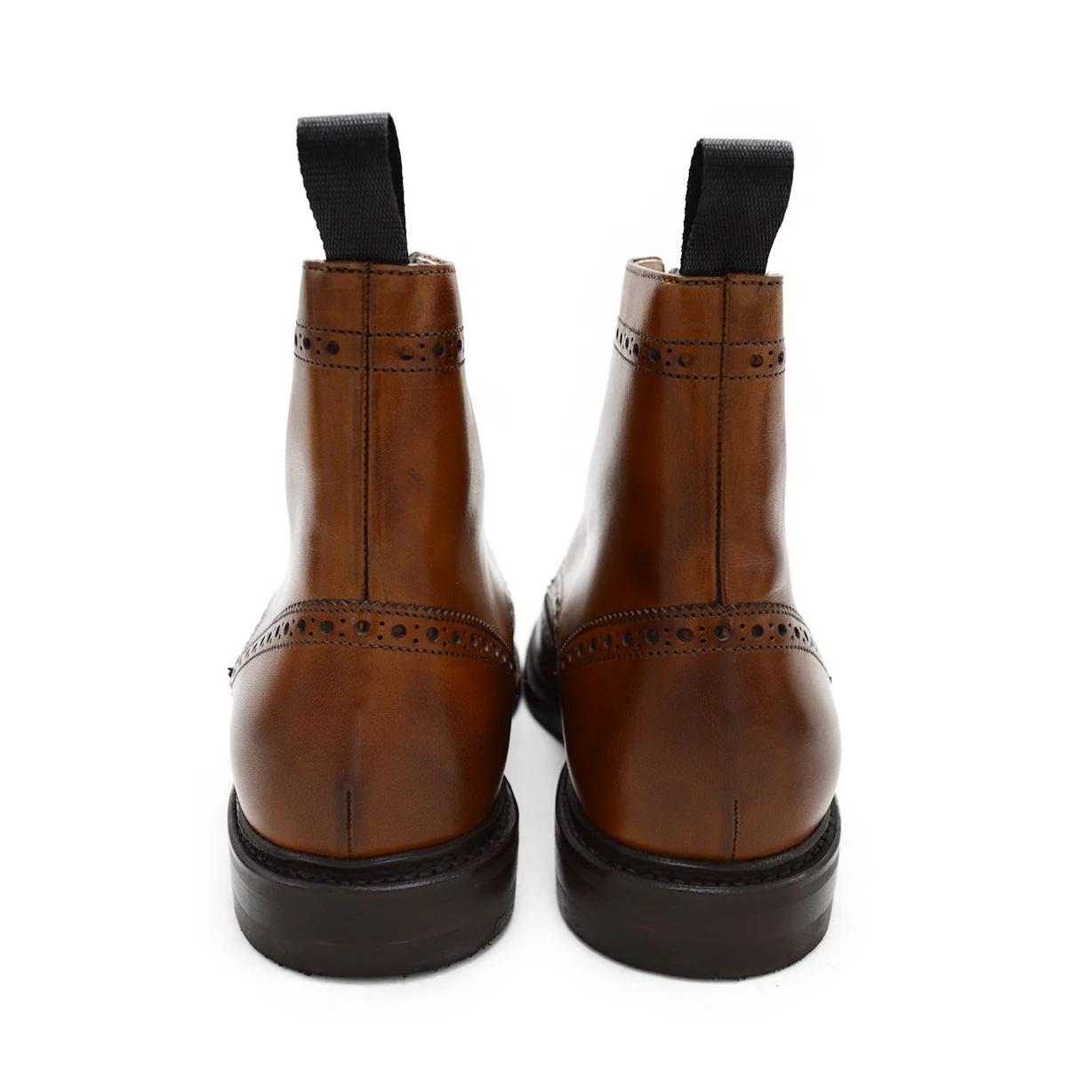 FACTORY SECOND Berwick 1707 Brogue Boot (322) -Tan - Image 6