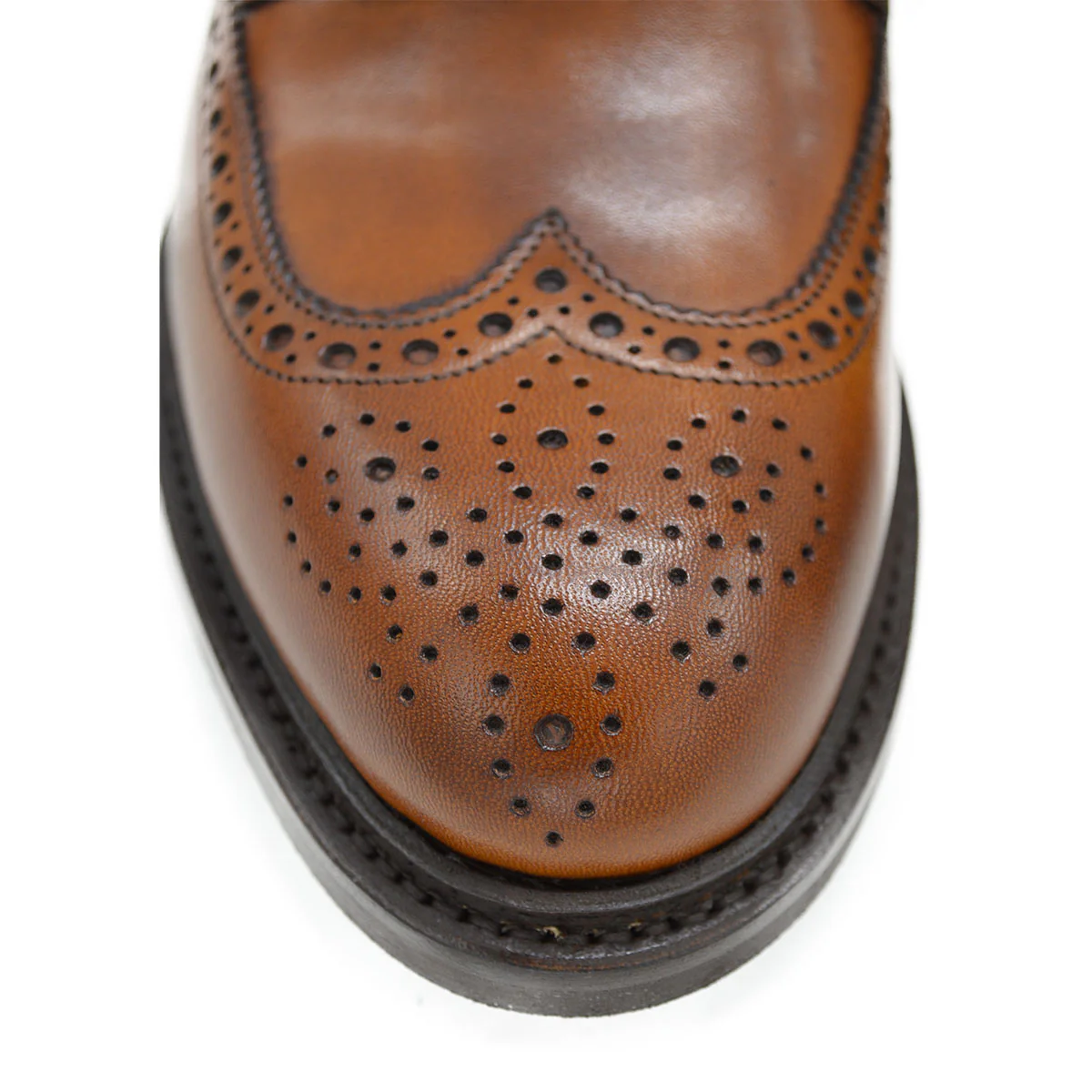 FACTORY SECOND Berwick 1707 Brogue Boot (322) -Tan - Image 7