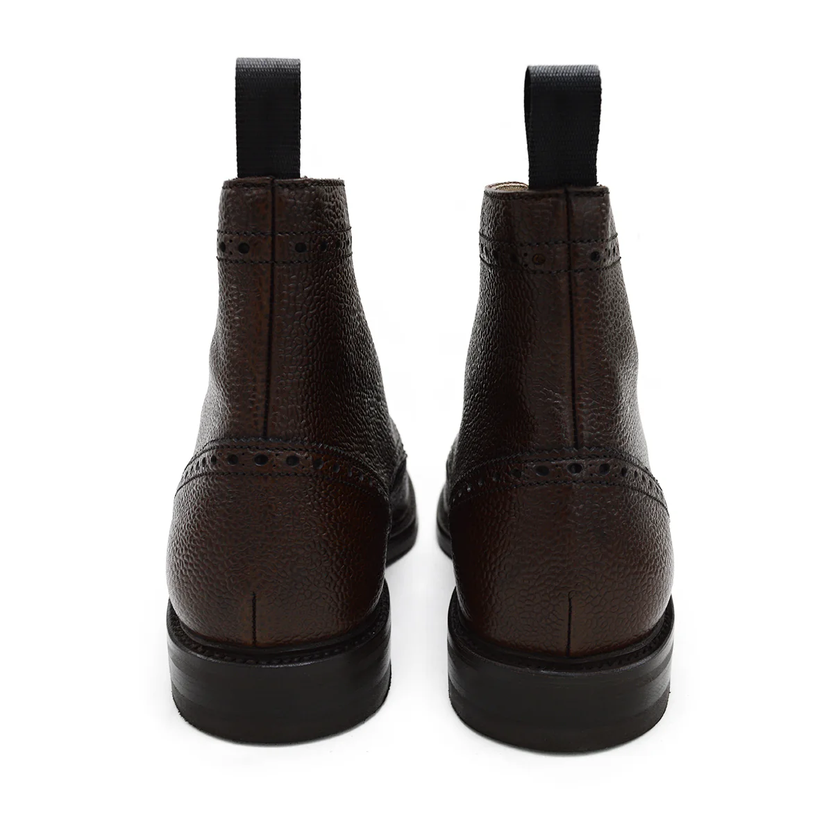 Berwick 1707 Brogue Boot (322) - Dark Brown - Image 6