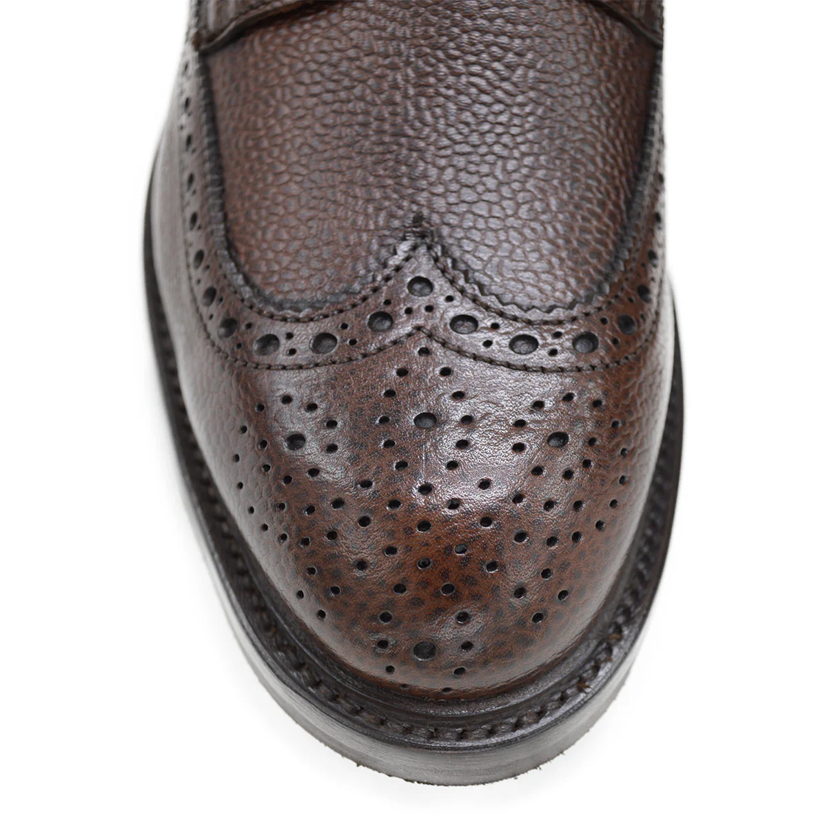 Berwick 1707 Brogue Boot (322) - Dark Brown - Image 7