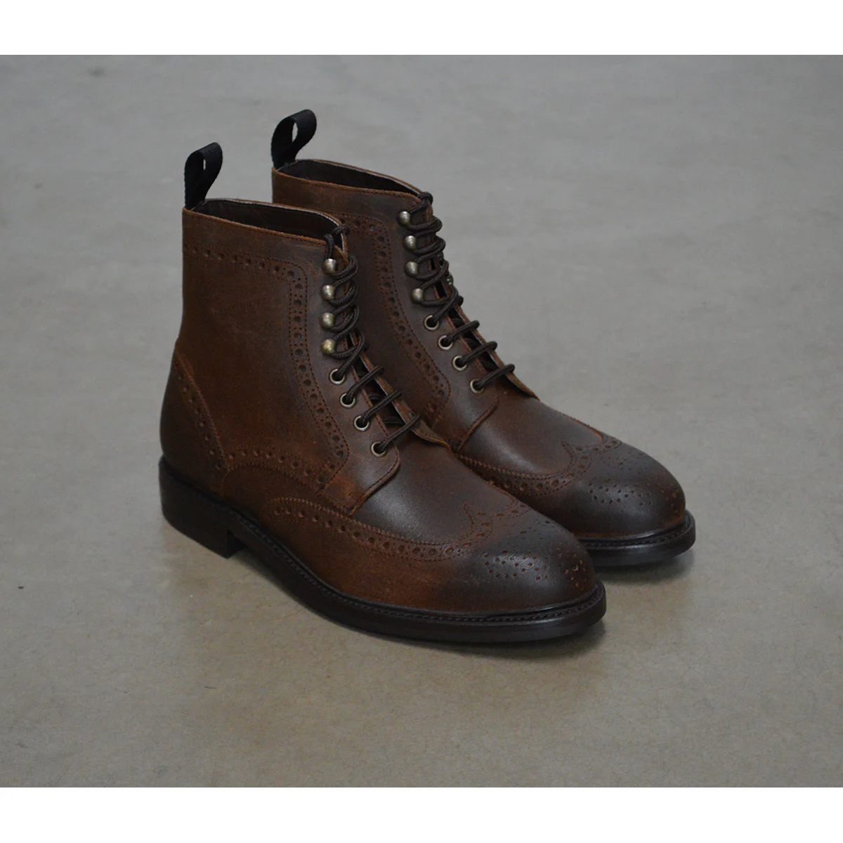 Berwick 1707 Brogue Boot (322) - Waxy Commander - Image 10