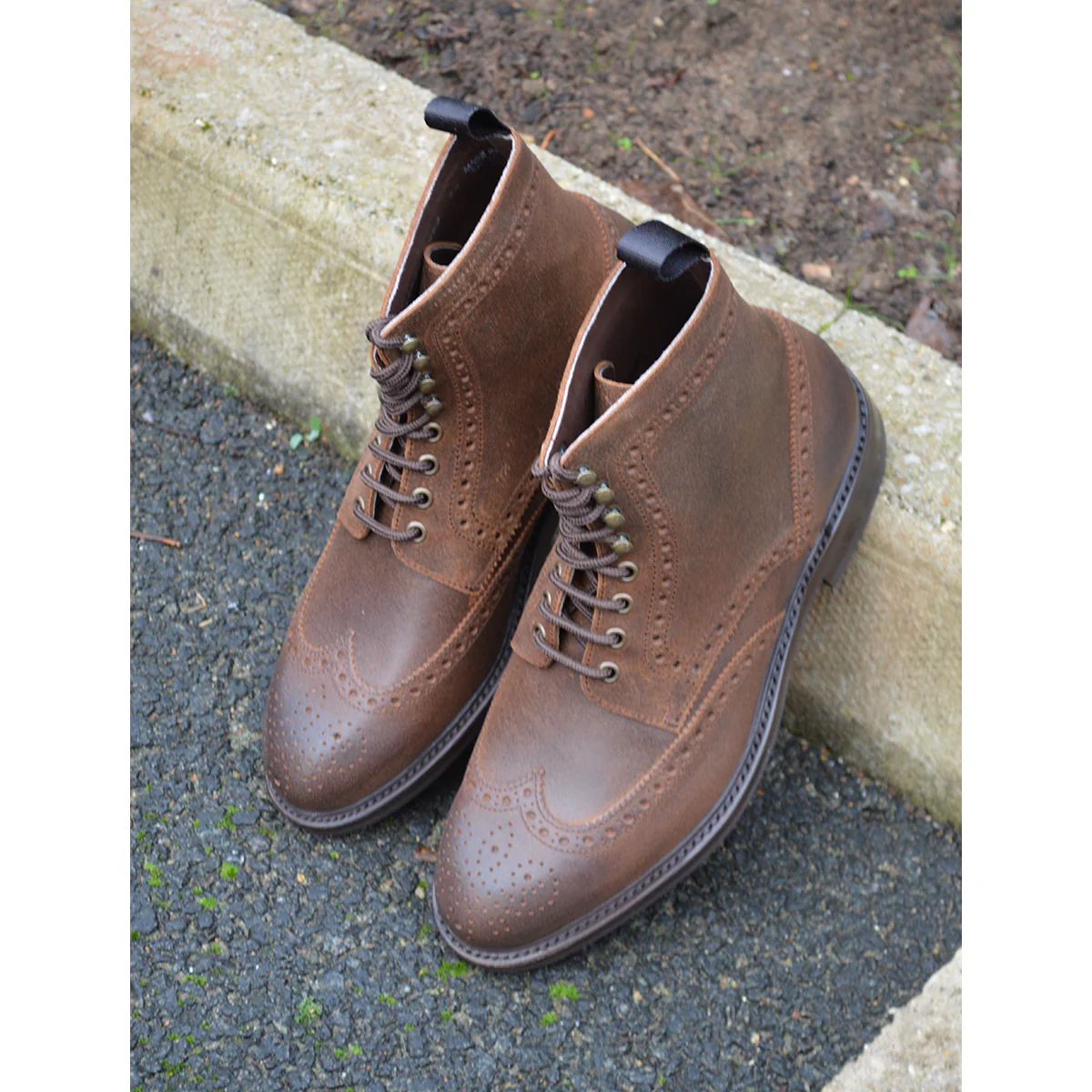 Berwick 1707 Brogue Boot (322) - Waxy Commander - Image 13