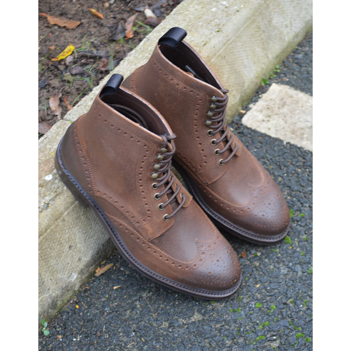 Berwick 1707 Brogue Boot (322) - Waxy Commander - Image 14
