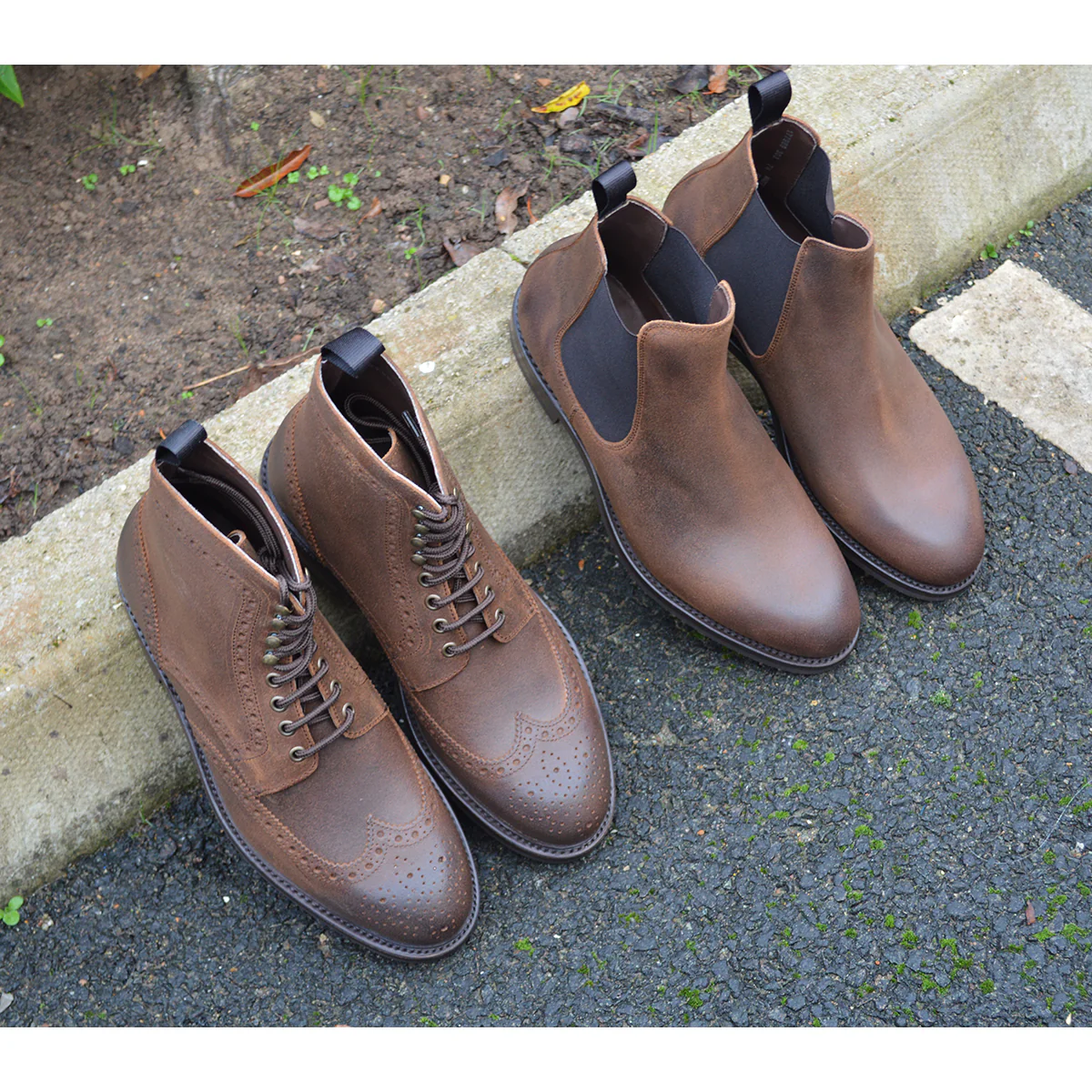 Berwick 1707 Brogue Boot (322) - Waxy Commander - Image 16