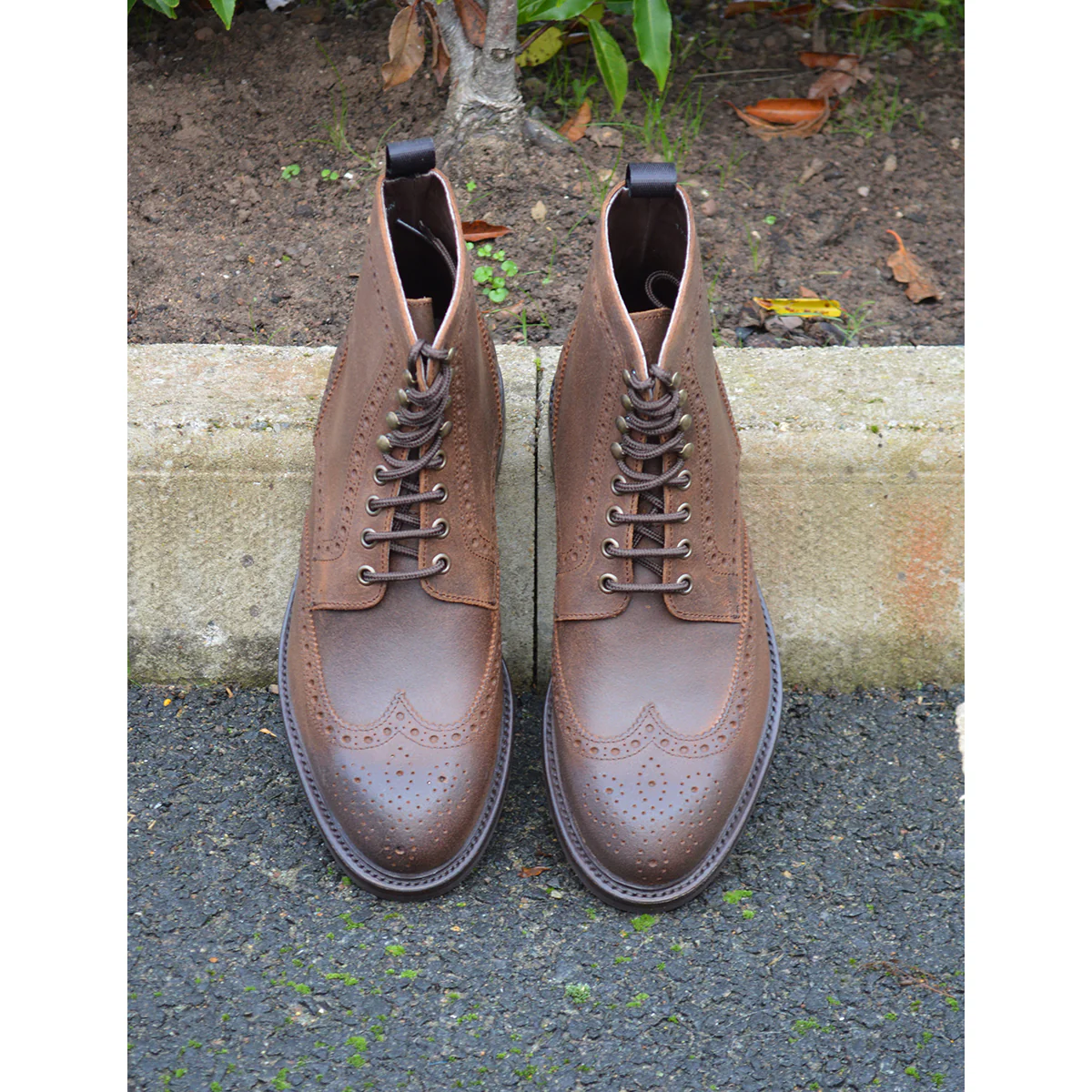 Berwick 1707 Brogue Boot (322) - Waxy Commander - Image 5