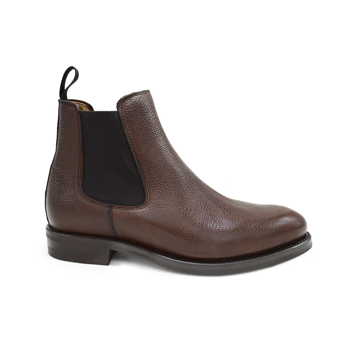 Berwick 1707 Chelsea Boot (303) - Dark Brown Grain