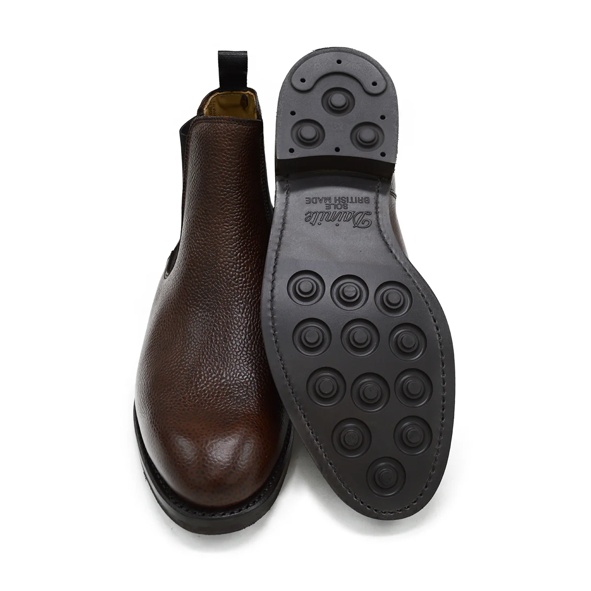 Berwick 1707 Chelsea Boot (303) - Dark Brown Grain - Image 2