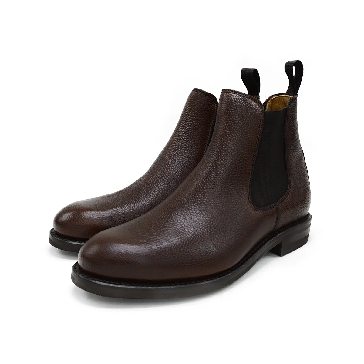 Berwick 1707 Chelsea Boot (303) - Dark Brown Grain - Image 3