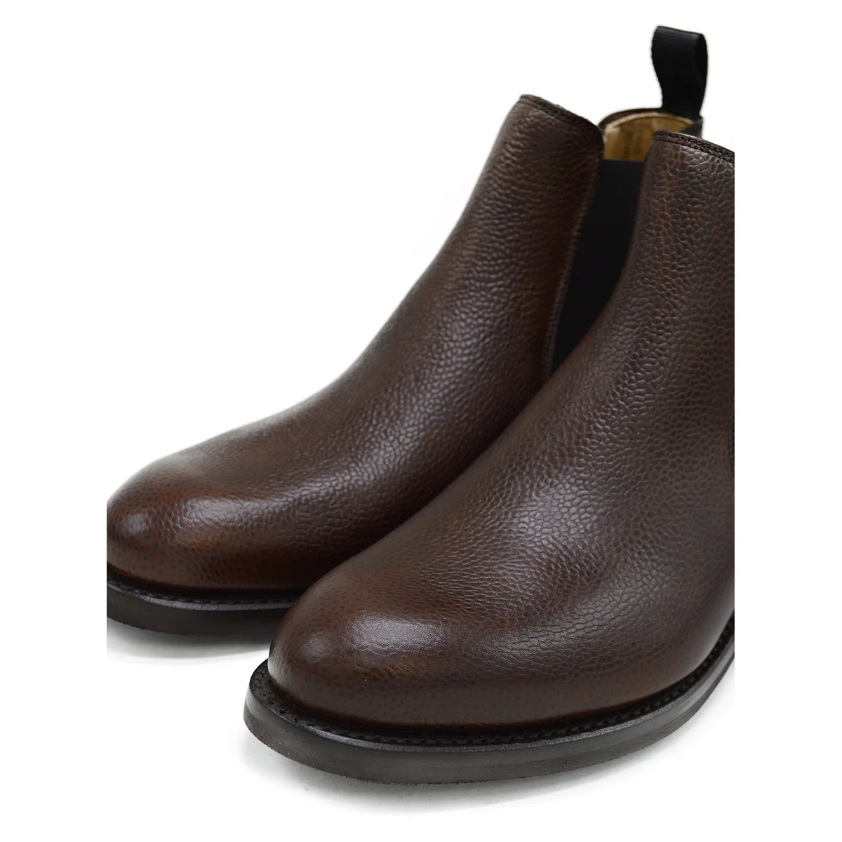 Berwick 1707 Chelsea Boot (303) - Dark Brown Grain - Image 4