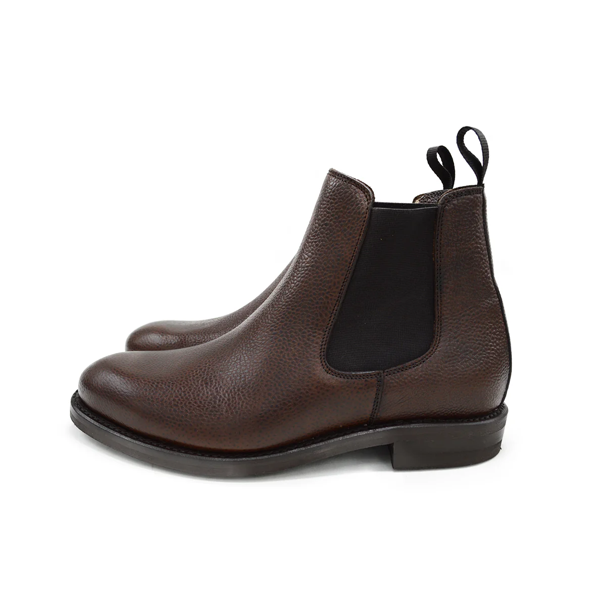 Berwick 1707 Chelsea Boot (303) - Dark Brown Grain - Image 5