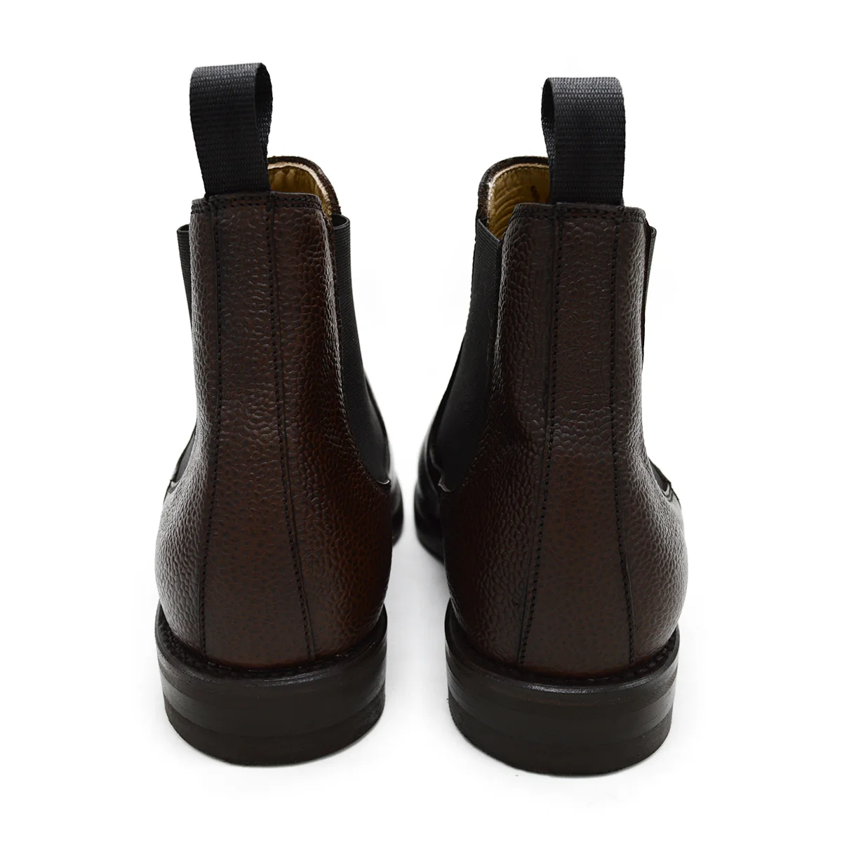 Berwick 1707 Chelsea Boot (303) - Dark Brown Grain - Image 6
