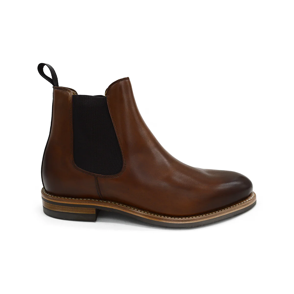 Berwick 1707 Chelsea Boot (303) -  Medio (Brown)