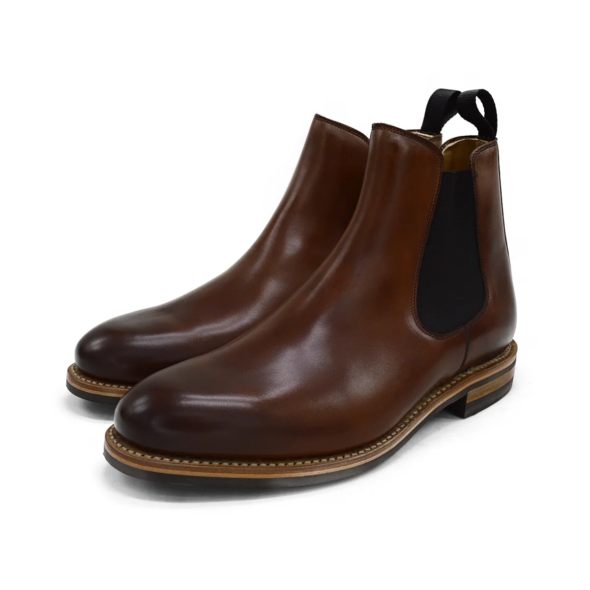 Berwick 1707 Chelsea Boot (303) -  Medio (Brown) - Image 3