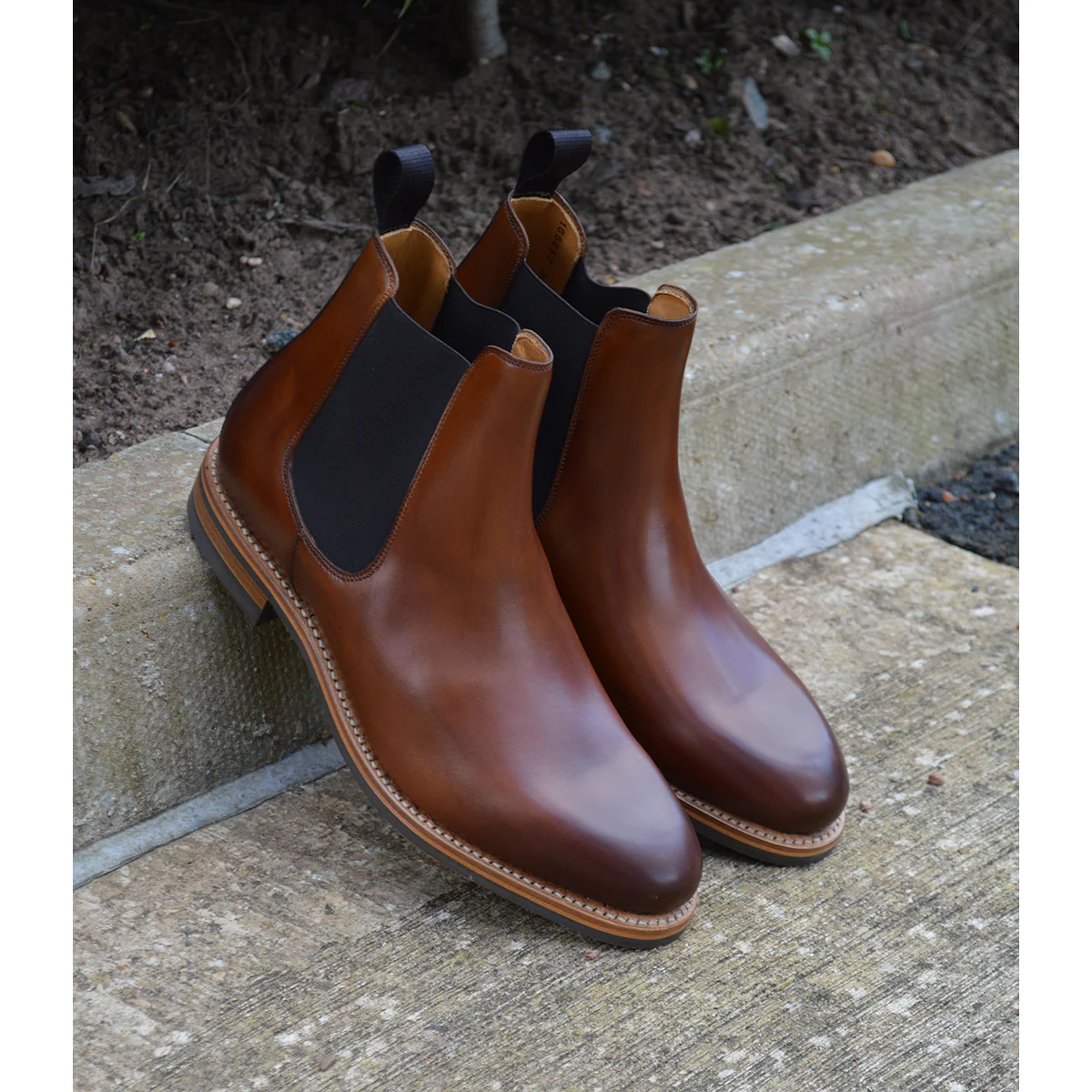 Berwick 1707 Chelsea Boot (303) -  Medio (Brown) - Image 8