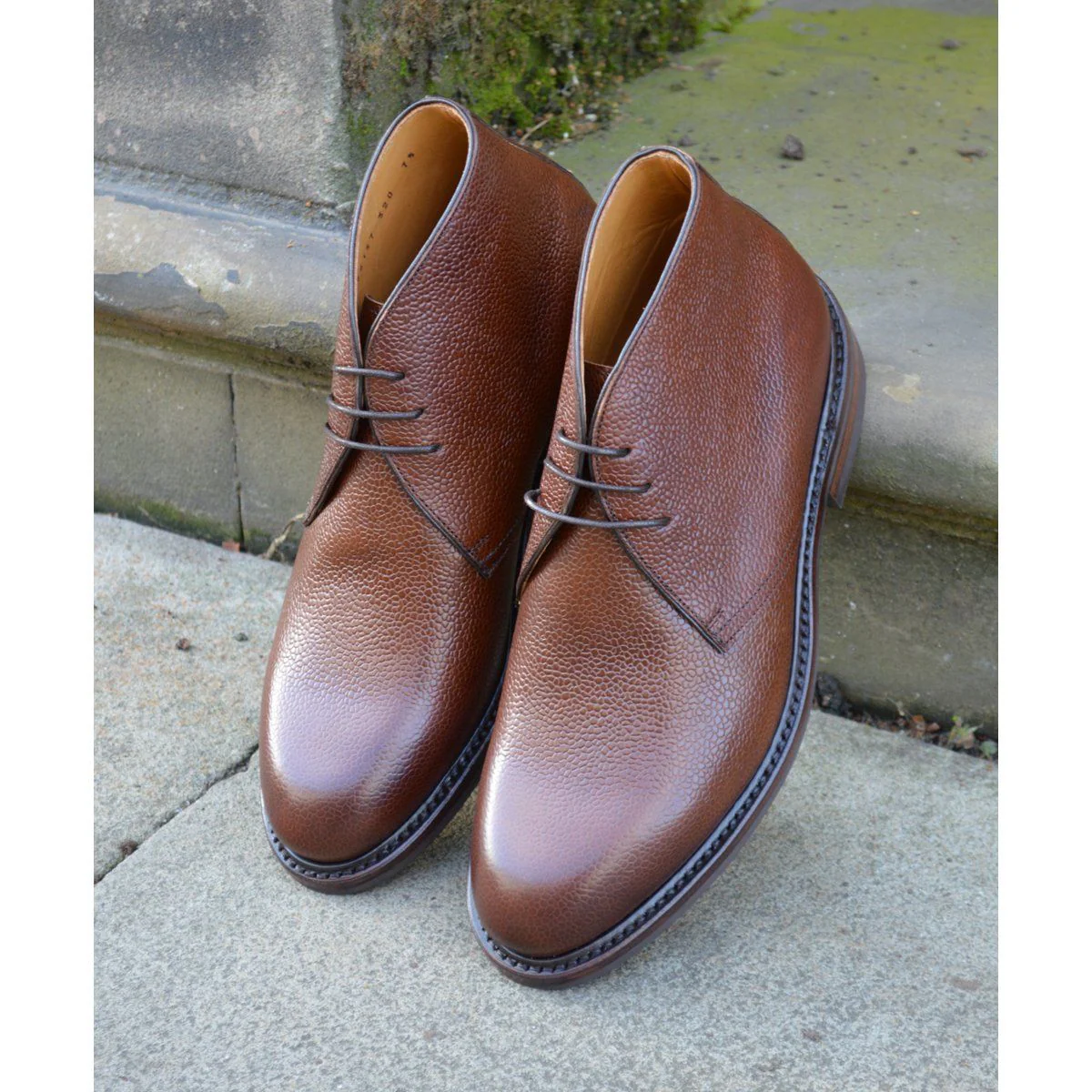 Berwick 1707 Chukka Boot (320) - Dark Brown Grain - Image 10