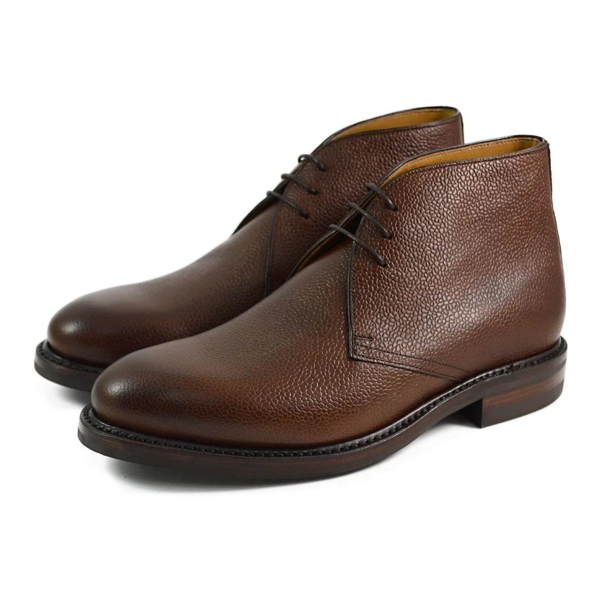 Berwick 1707 Chukka Boot (320) - Dark Brown Grain - Image 3