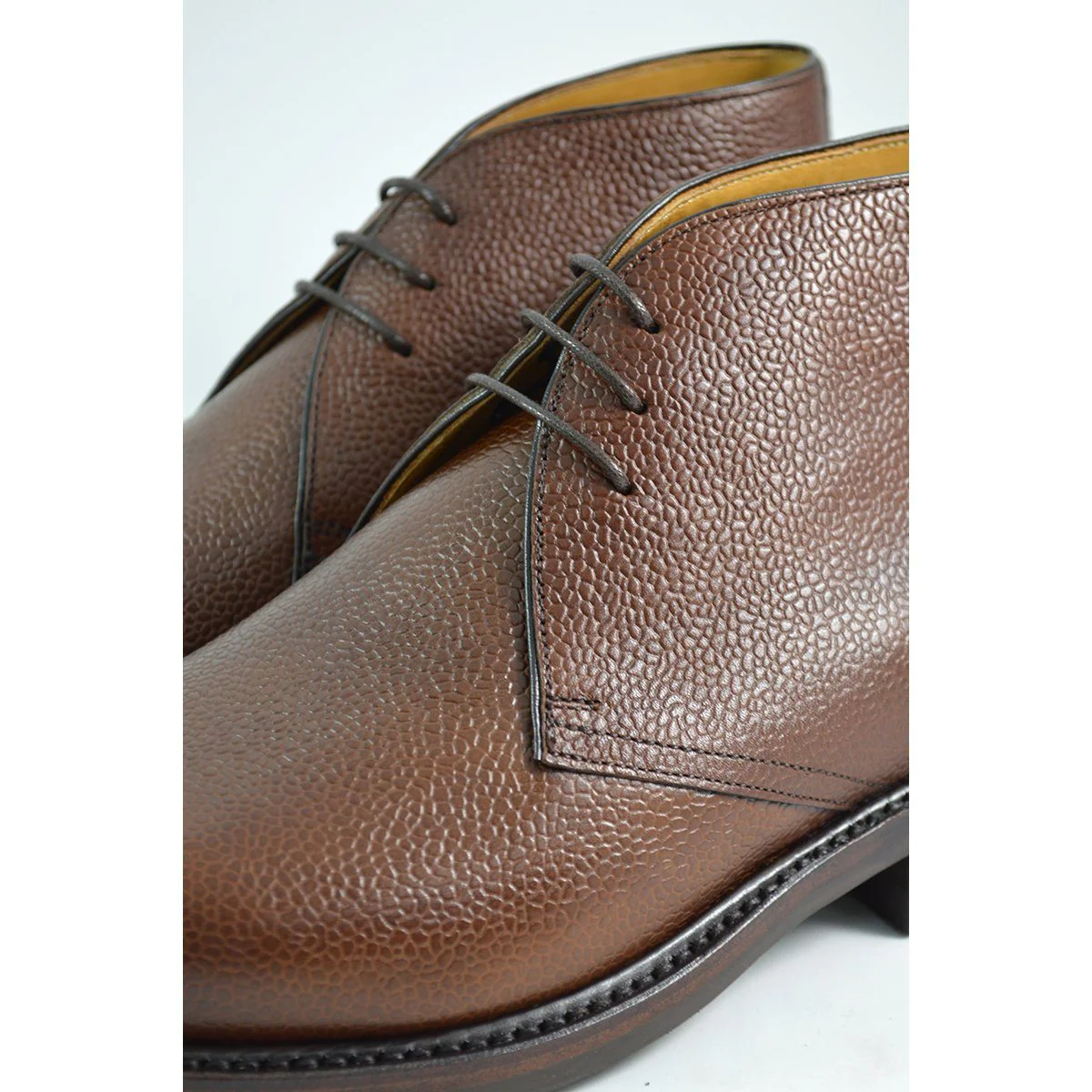 Berwick 1707 Chukka Boot (320) - Dark Brown Grain - Image 4