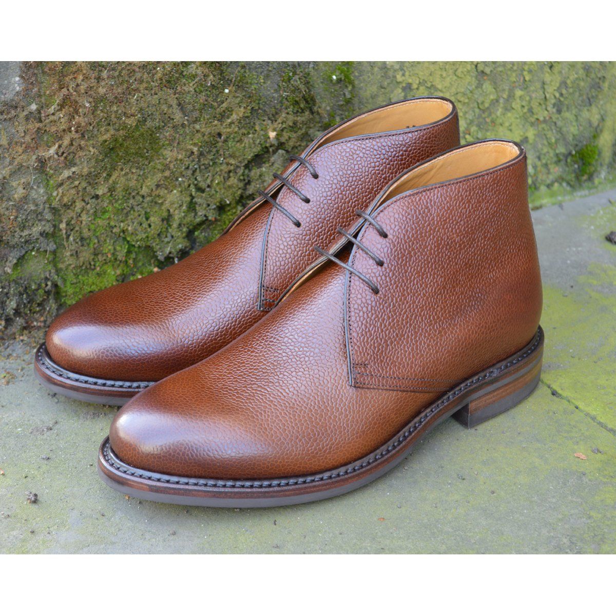 Berwick 1707 Chukka Boot (320) - Dark Brown Grain - Image 9