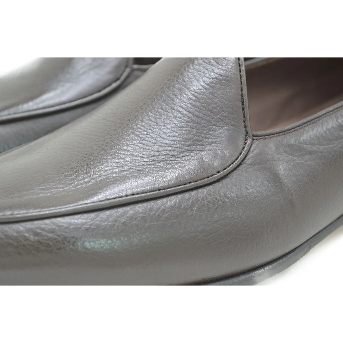 Berwick 1707 Classic Belgian Loafer (4950) Dark Brown Deerskin - Image 4