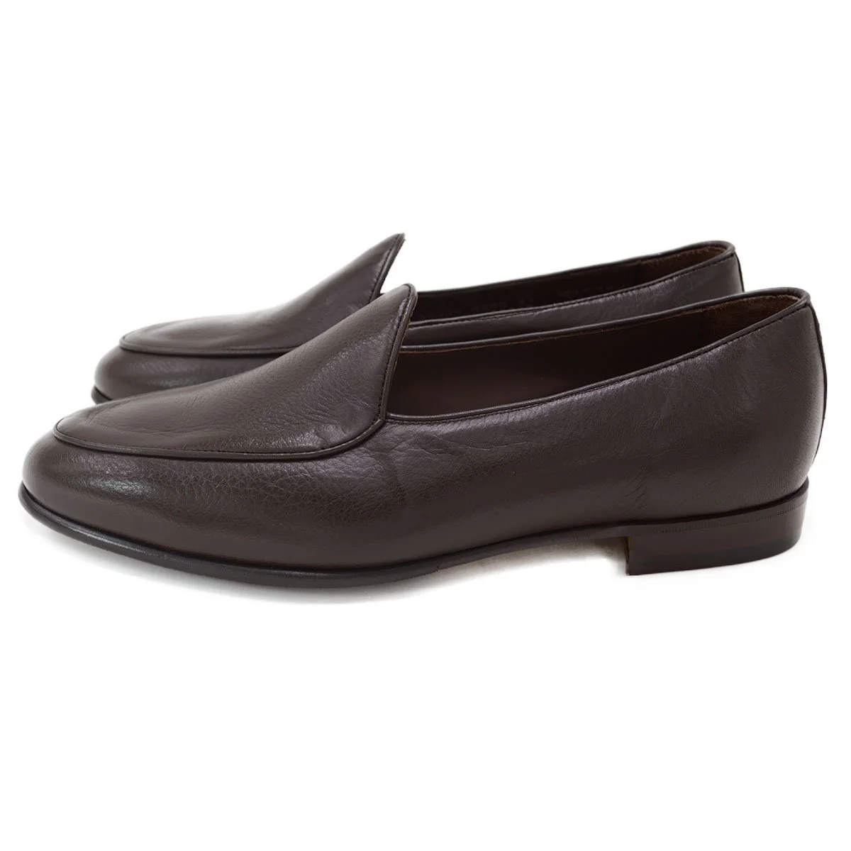 Berwick 1707 Classic Belgian Loafer (4950) Dark Brown Deerskin - Image 5