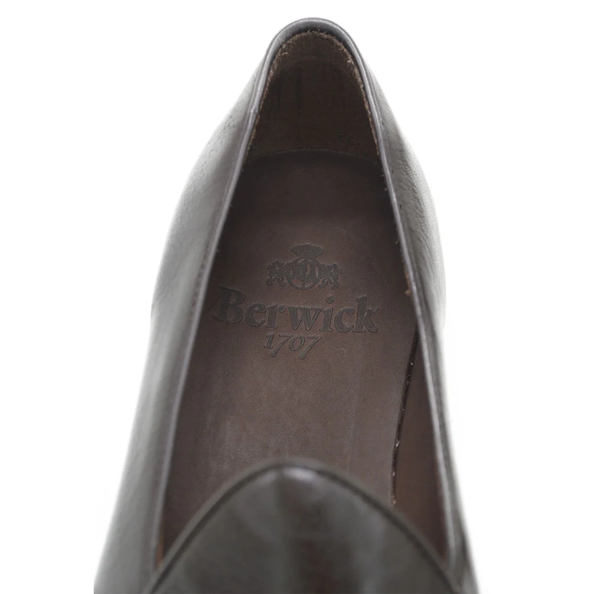 Berwick 1707 Classic Belgian Loafer (4950) Dark Brown Deerskin - Image 7