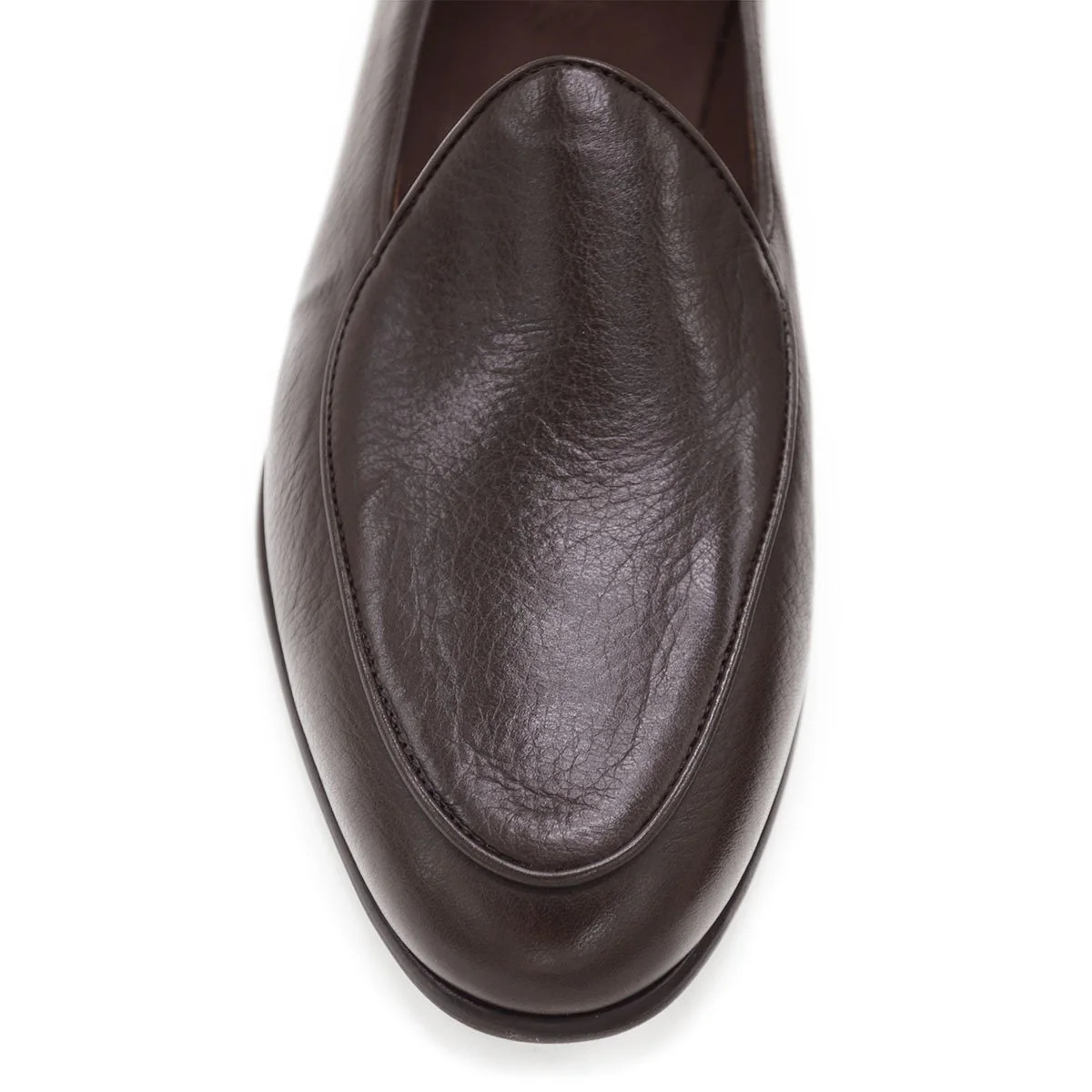 Berwick 1707 Classic Belgian Loafer (4950) Dark Brown Deerskin - Image 9
