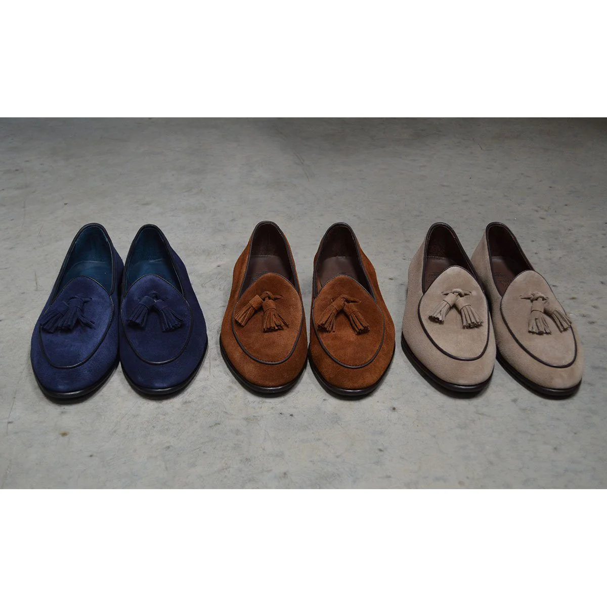 Berwick 1707 Tassel Belgian Loafer (5084) -Kudu Reverse Suede In Snuff Brown - Image 11