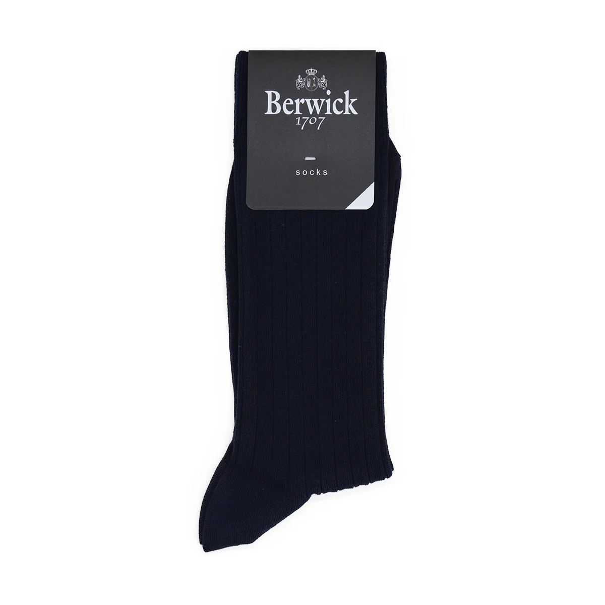 Berwick 1707 Ribbed Cotton Socks - Image 4