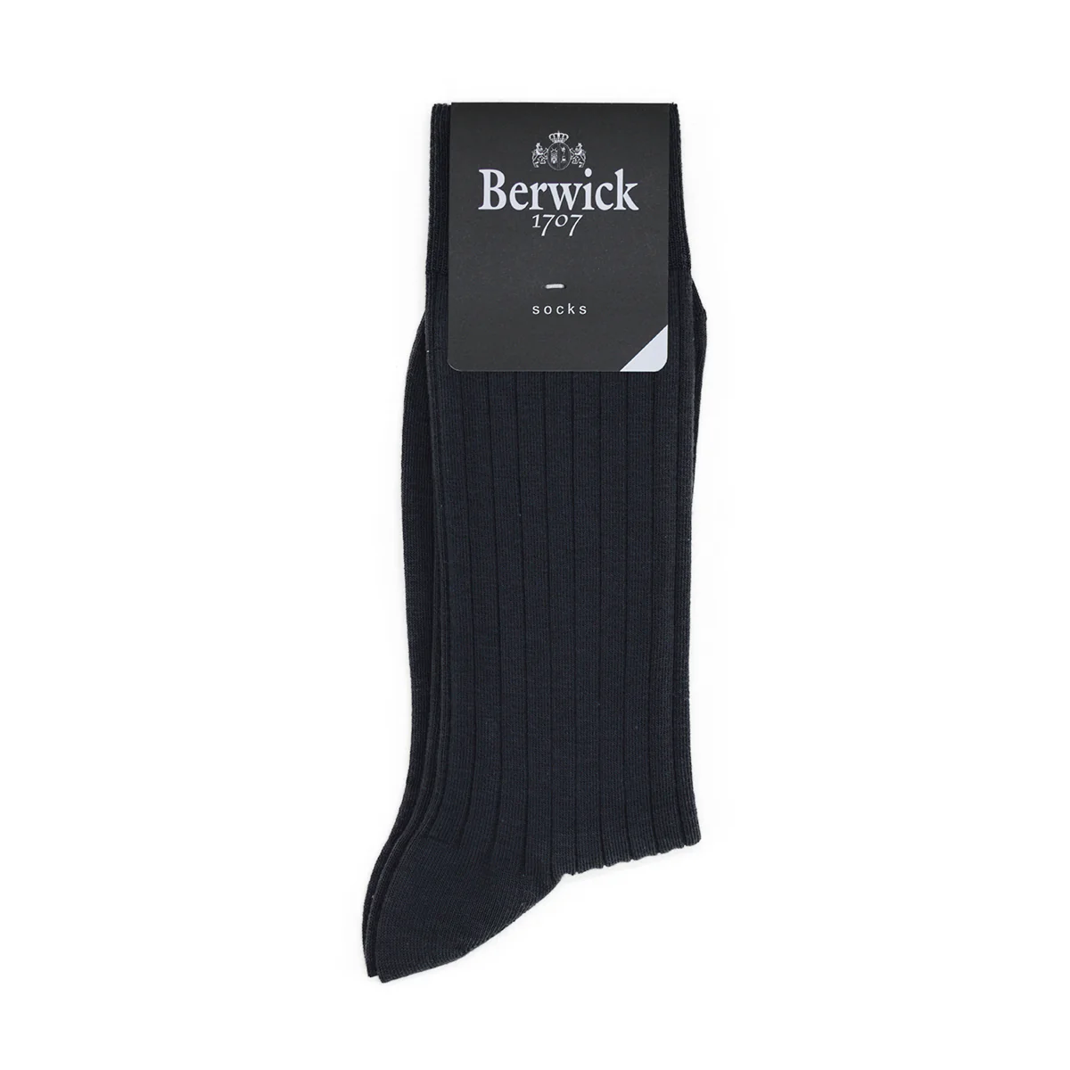 Berwick 1707 Ribbed Cotton Socks - Image 5