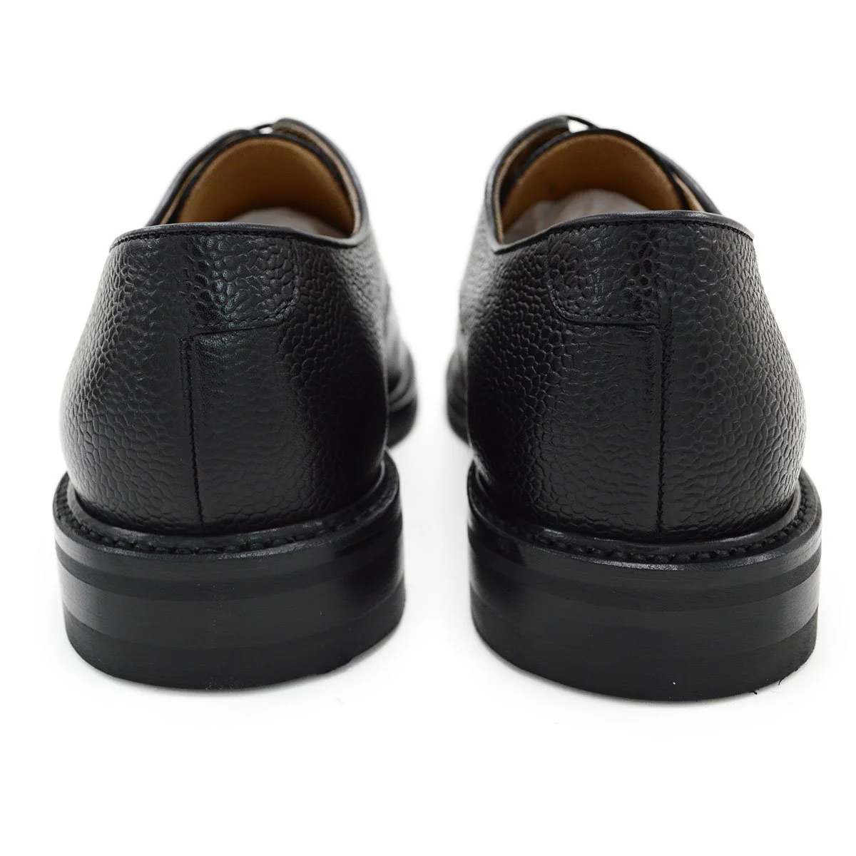 Berwick 1707 Country Grain Plain Derby Shoe (4169) Black - Image 6