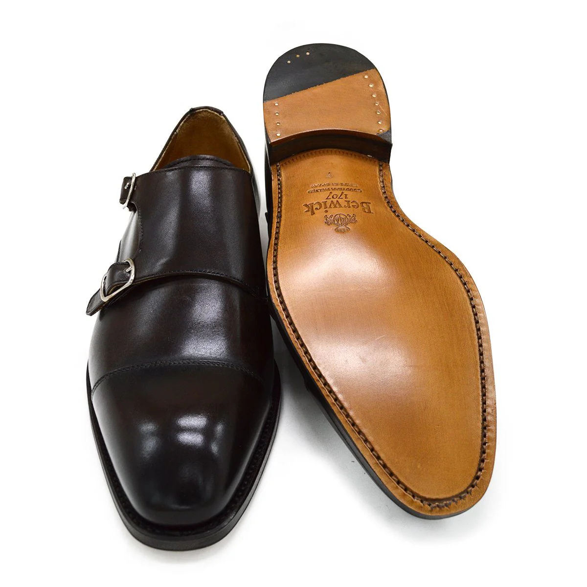 Berwick 1707 Double Monk (5212) Moka (Dark Brown) - Image 2