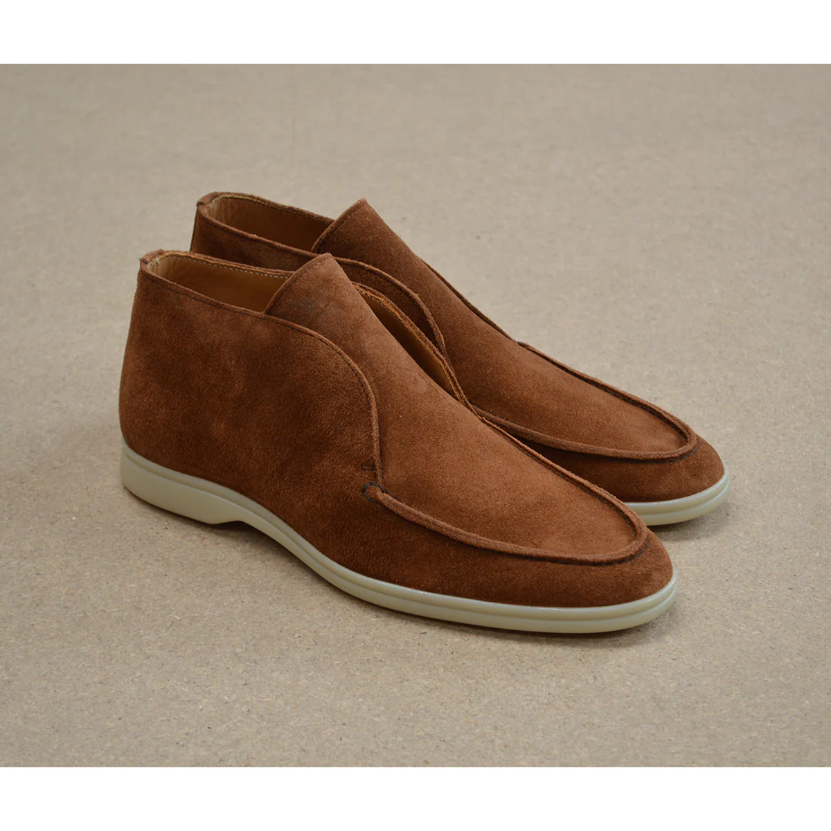 Berwick 1707 Flex Walk Ankle Boot(5389) -Kudu Reverse Suede In Snuff - Image 8