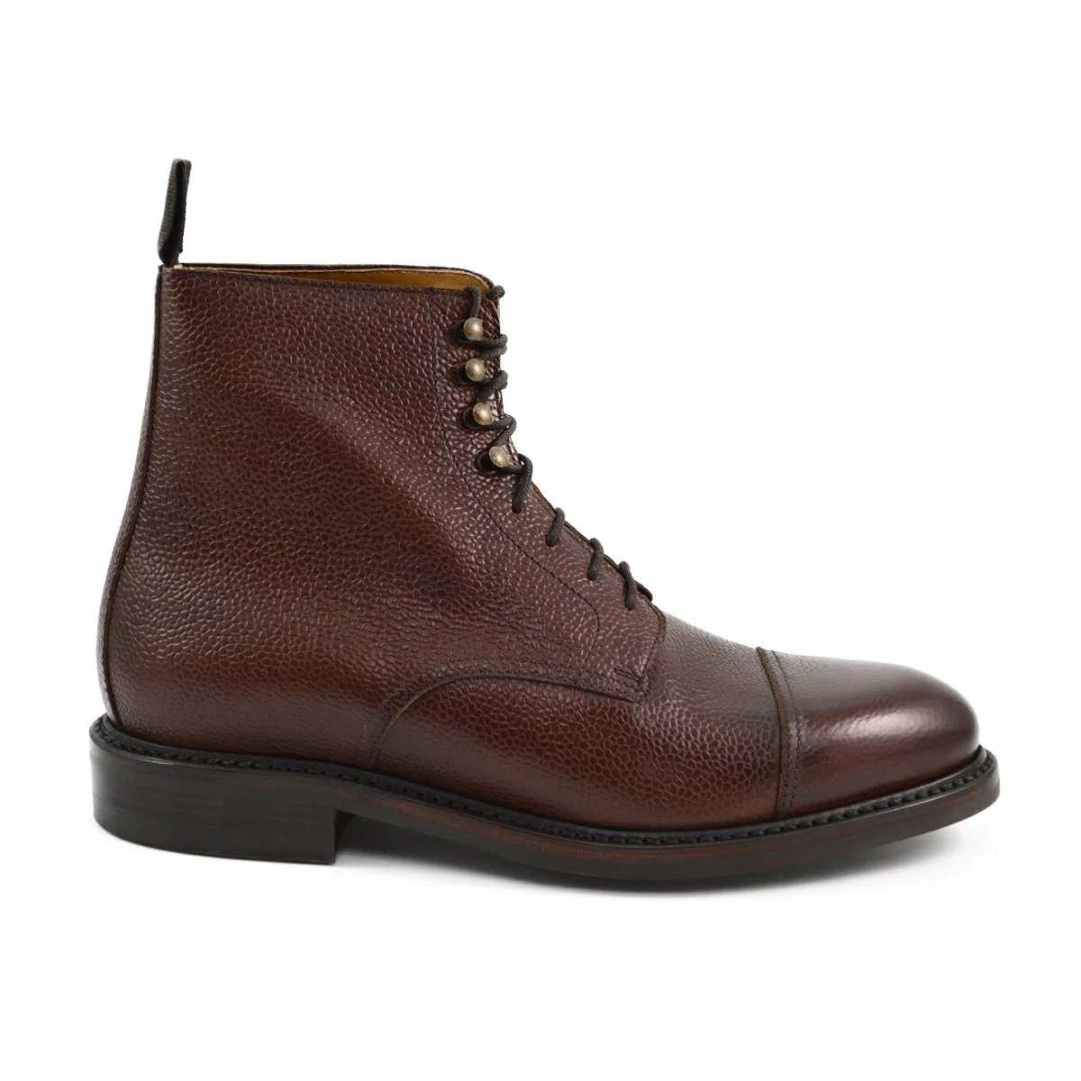 Berwick 1707 Grain Toe Cap Boot (321) Dark Brown