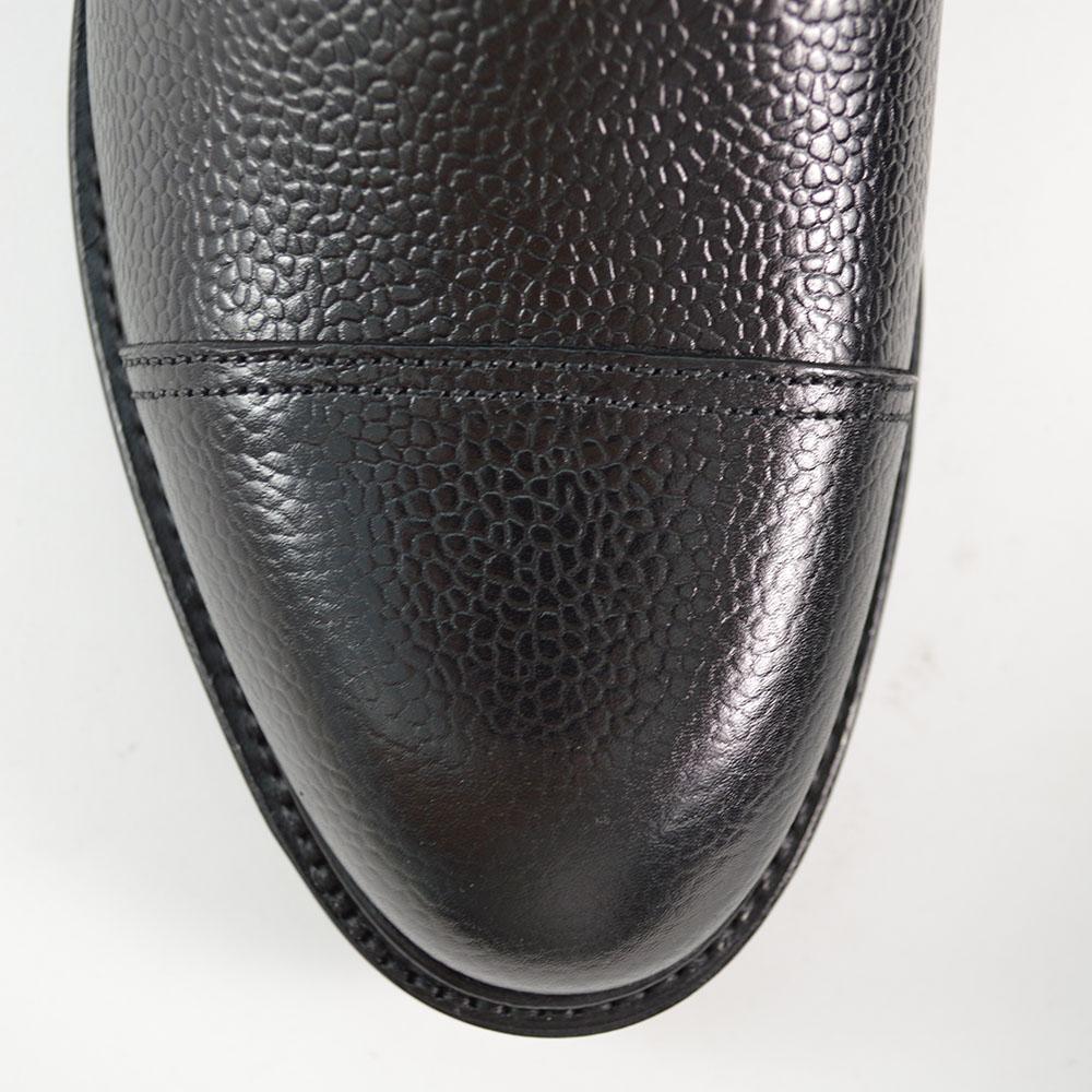 FACTORY SECOND Berwick 1707 Grain Cap Toe Boot (321) - Black Grain - Image 3