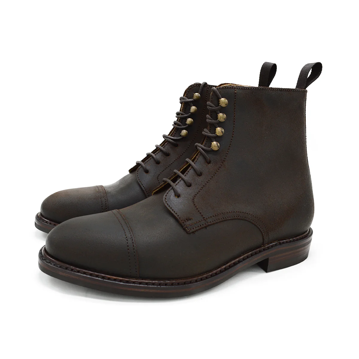 Berwick 1707 Toe Cap Boot (321) - Waxy Commander Snuff - Image 3