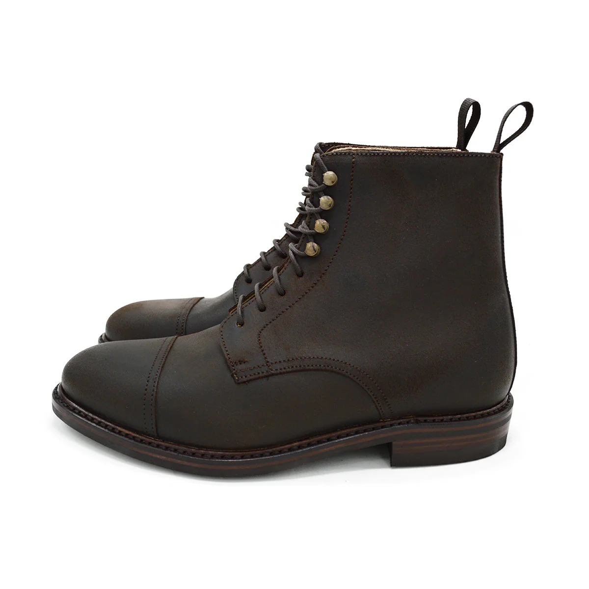 Berwick 1707 Toe Cap Boot (321) - Waxy Commander Snuff - Image 5