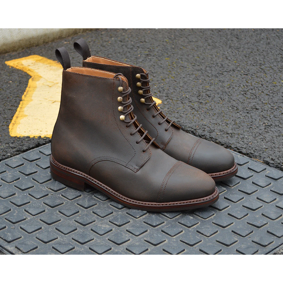 Berwick 1707 Toe Cap Boot (321) - Waxy Commander Snuff - Image 9