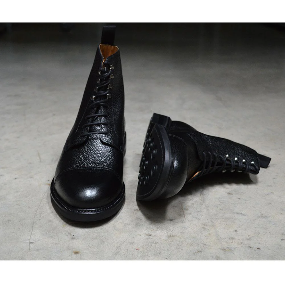 Berwick 1707 Grain Toe Cap Boot (321) Black - Image 9