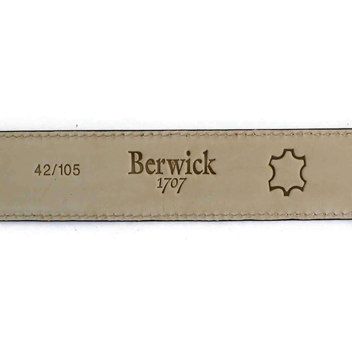 BERWICK 1707 Suede Leather Belt - Image 5